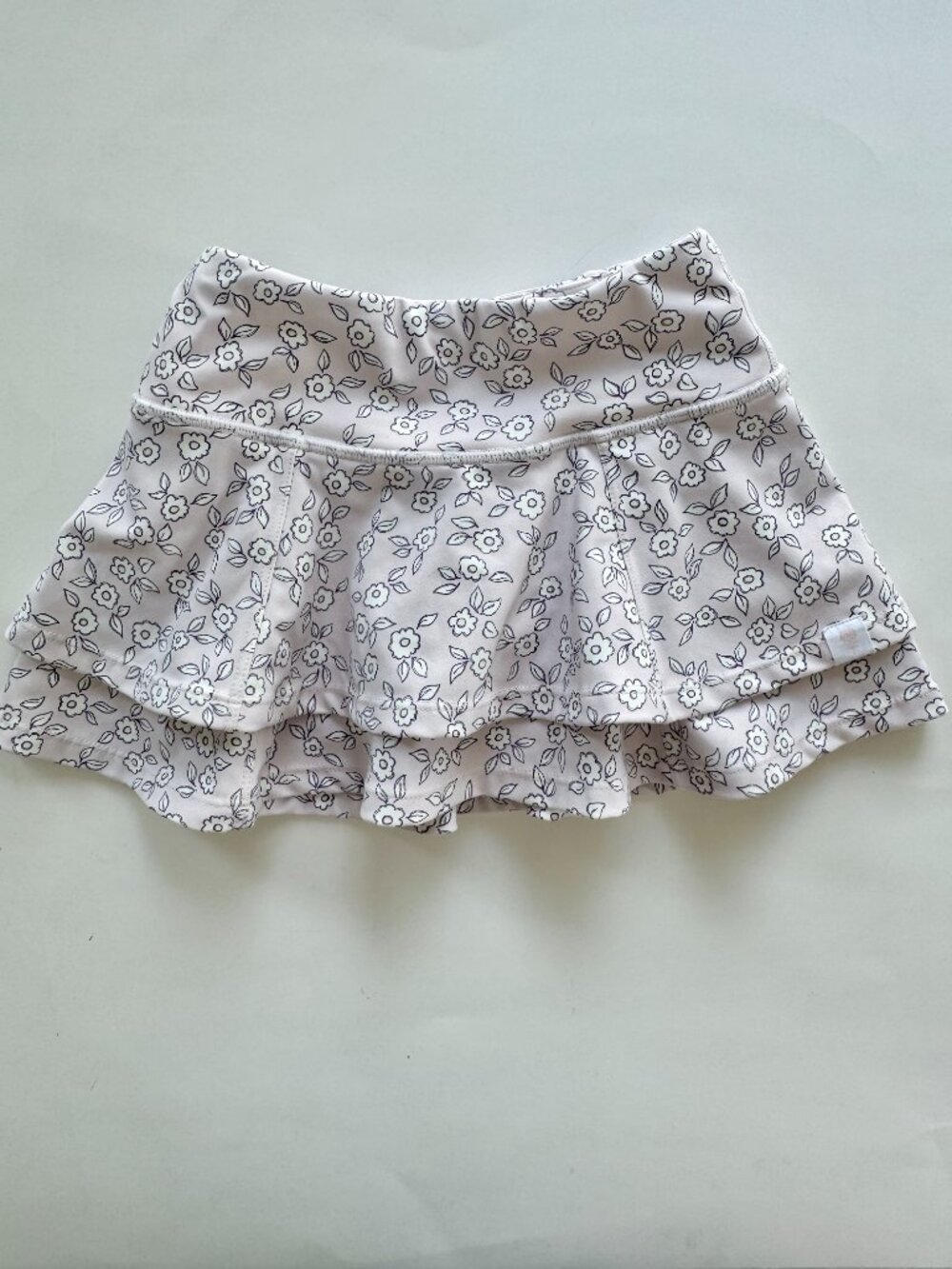 Sweet Honey Girls Floral Tiered Skort 4T Athletic